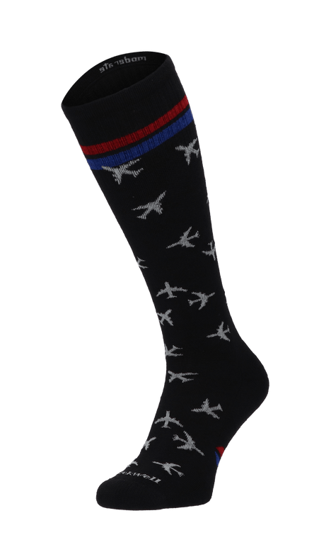 In Flight Men Moderate Compression Socks Black In Flight Men Compression Socks Class 1 Black