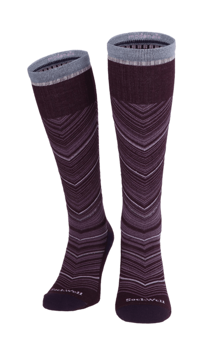 Full Flattery Women Moderate Compression Socks Blackberry