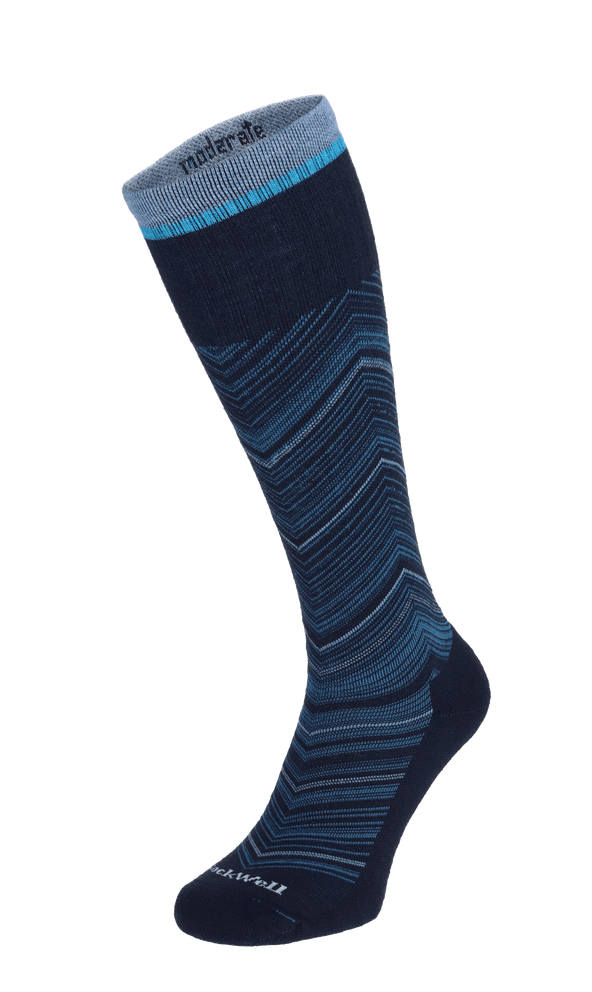 Full Flattery Women Moderate Compression Socks Navy Full Flattery Women Moderate Compression Socks Navy