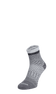 Plantar Ease Quarter Women Heel Spur Socks Charcoal