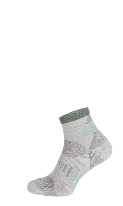 Ascend II Quarter Men Compression Hiking Socks Natural