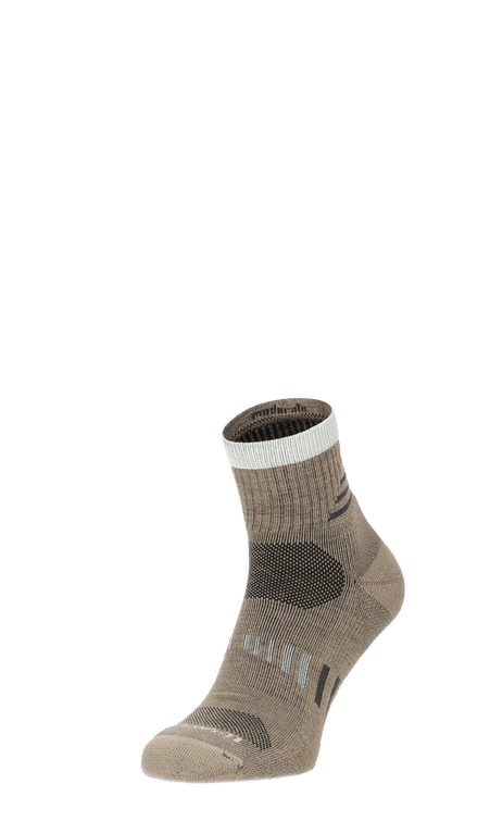 Ascend Quarter II Men Compression Hiking Socks Khaki Ascend Quarter II Men Compression Hiking Socks Khaki