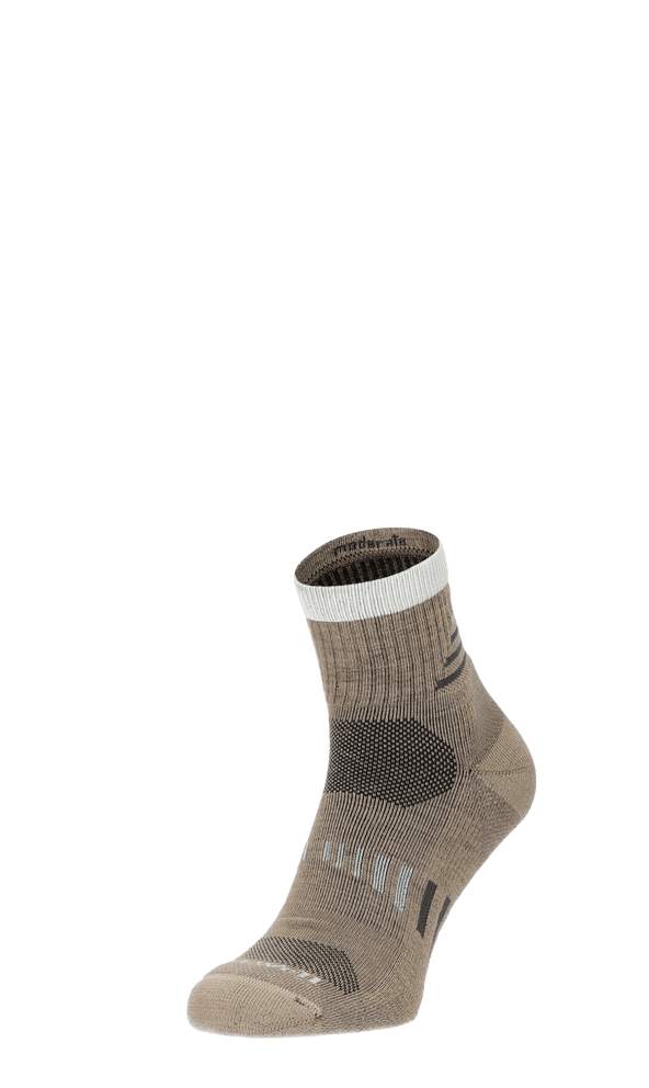 Ascend Quarter II Men Compression Hiking Socks Khaki Ascend Quarter II Men Compression Hiking Socks Khaki