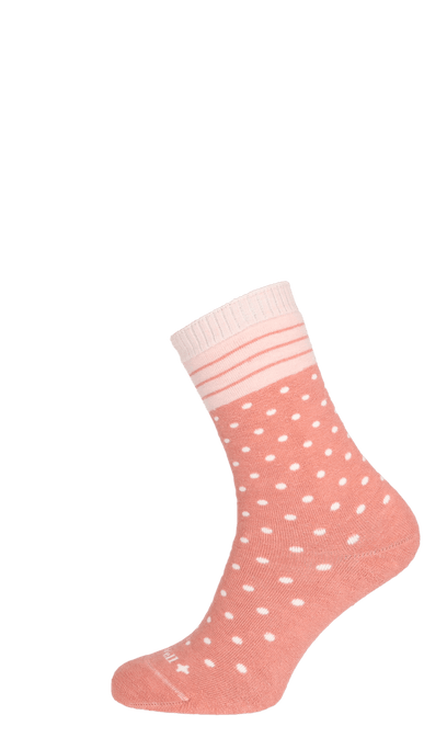 Plush Woman Diabetic Socks Pink Clay