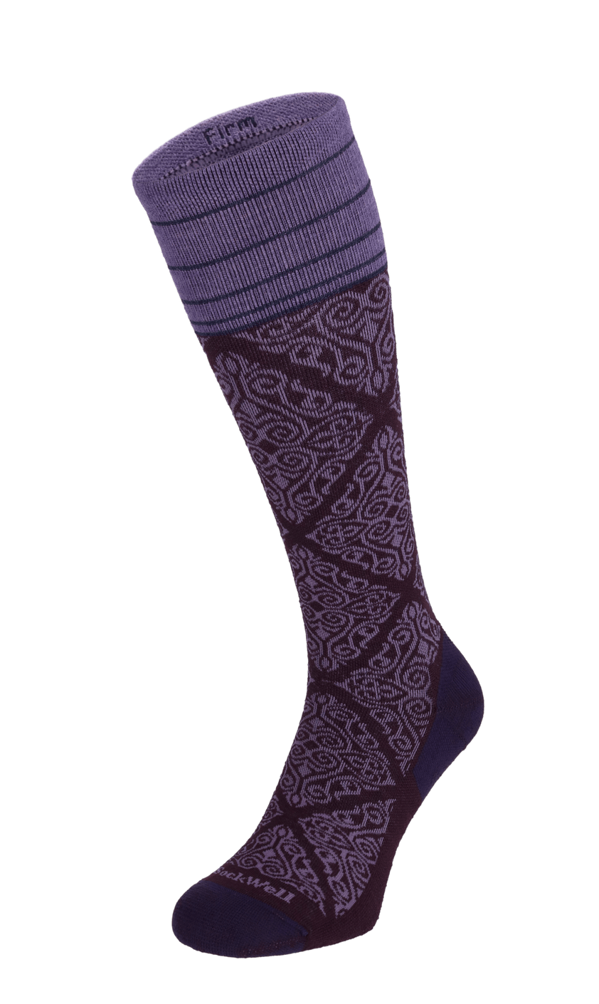 The Raj Women Firm Compression Socks Blackberry