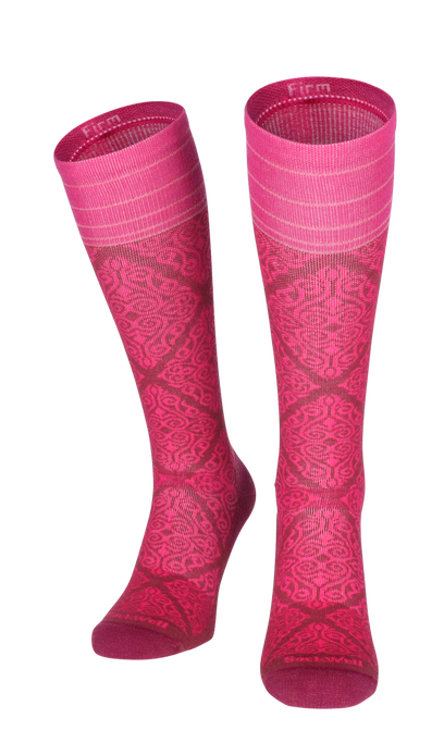 The Raj Women Firm Compression Socks Mulberry