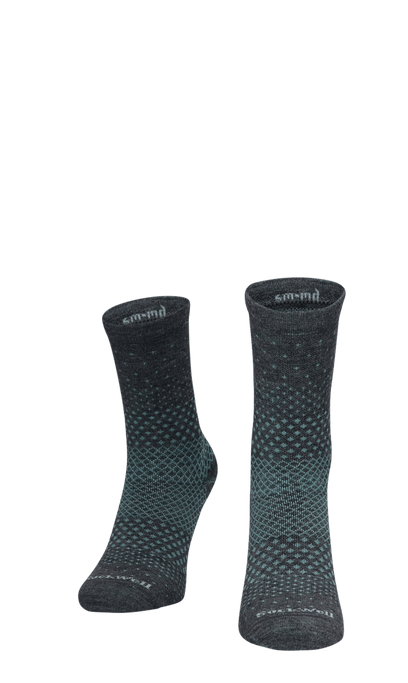 Plantar Ease Crew Women Heel Spur Socks Class 2 Charcoal