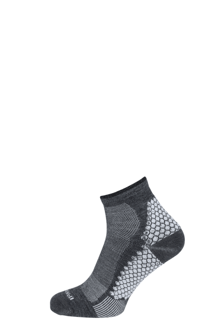 Plantar Sport Quarter Men Heel Spurs Socks Charcoal