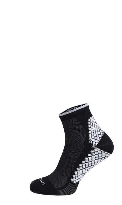 Plantar Sport Quarter Men Heel Spurs Socks Black