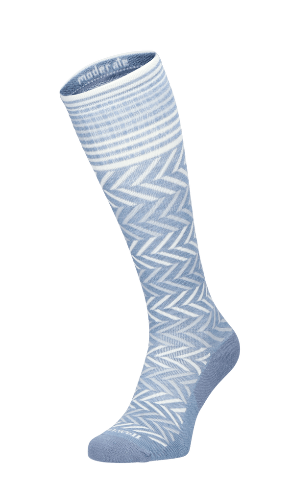 Chevron Women Compression Socks Class 1 Bluestone Chevron Women Compression Socks Class 1 Bluestone
