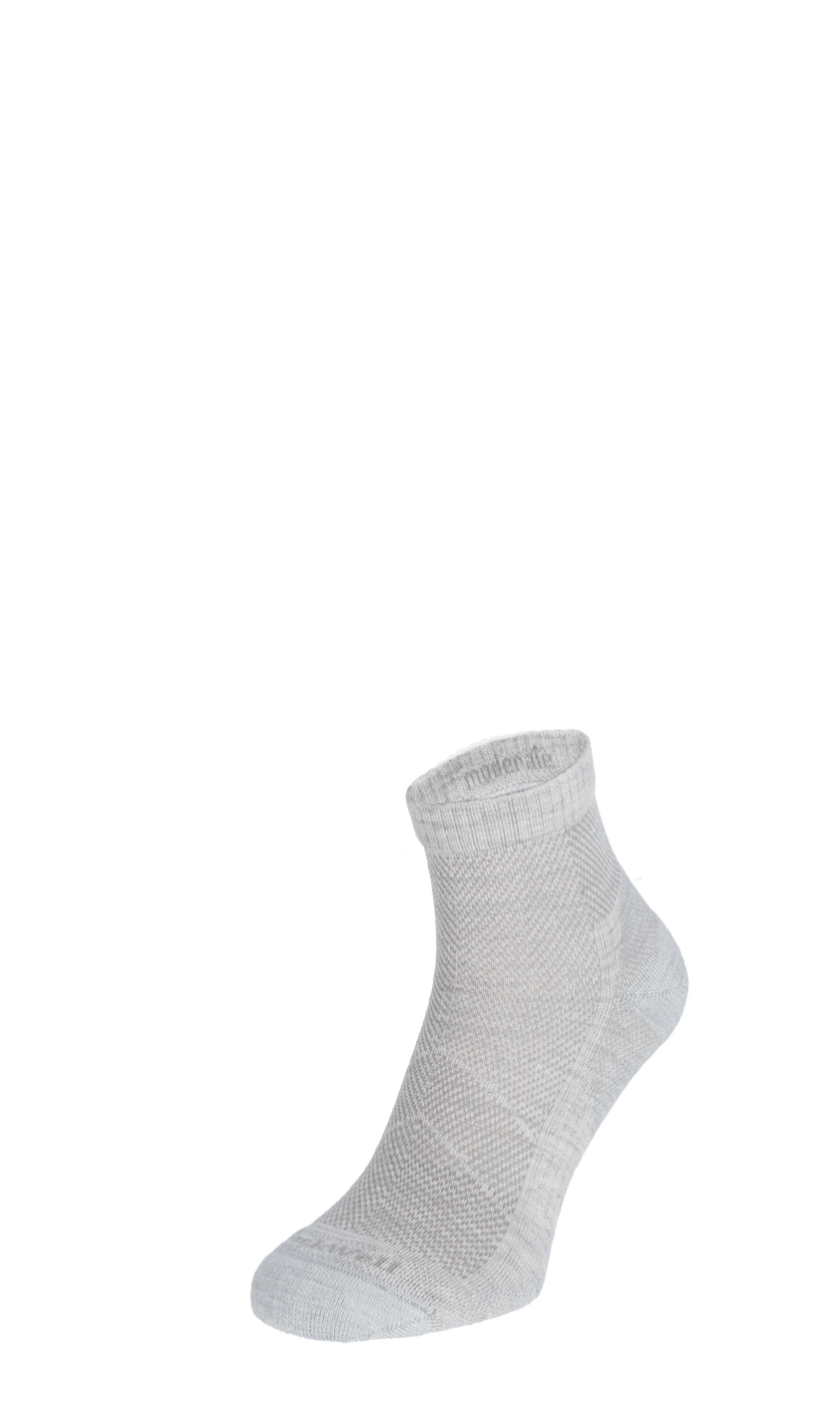 Elevate Quarter Women Compression Sports Socks Ash