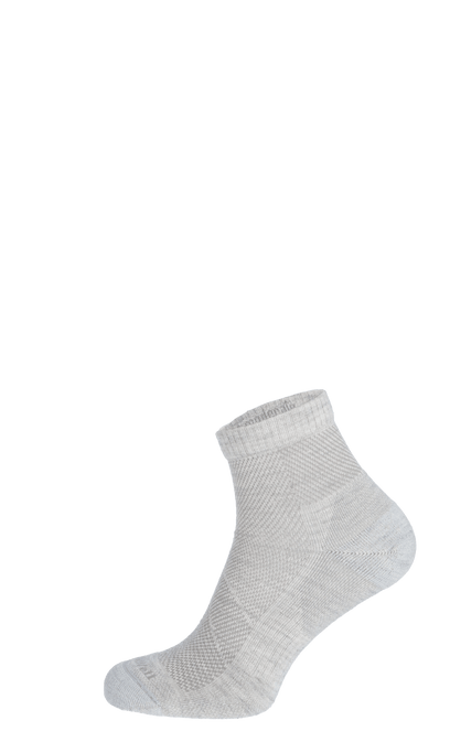 Elevate Quarter Women Compression Sports Socks Ash