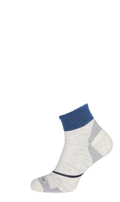 Pulse Quarter Men Compression Sport Socks Ash