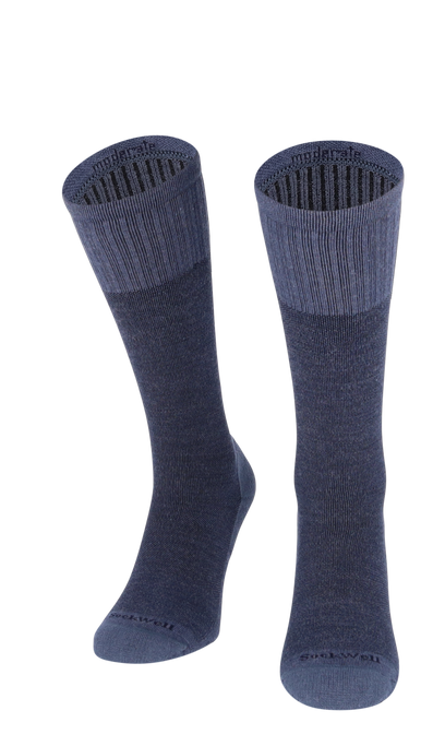 The Basic Men Moderate Compression Socks Denim