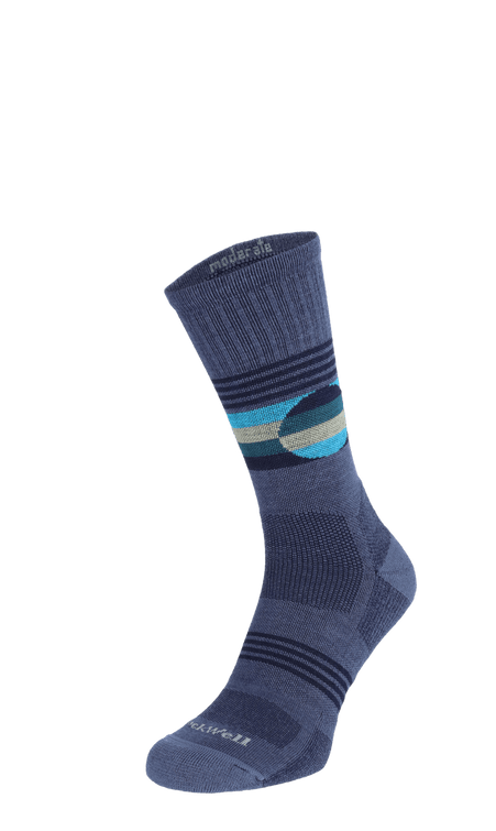 North Rim Crew Men Compression Hiking Socks Denim North Rim Crew Men Compression Hiking Socks Denim