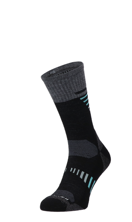 Ascend II Crew Women Compression Hiking Socks Black Ascend Crew II Women Hiking Socks Class 1 Black