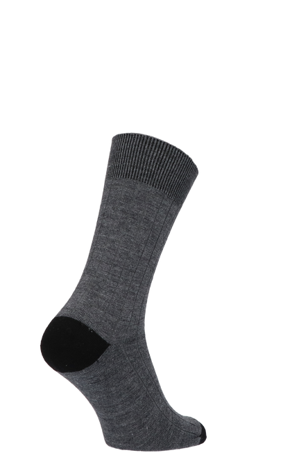 Chelsea Rib Men’s Socks Charcoal