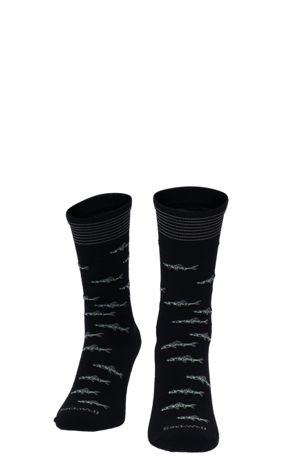 Gone Fishin Men’s Socks Black