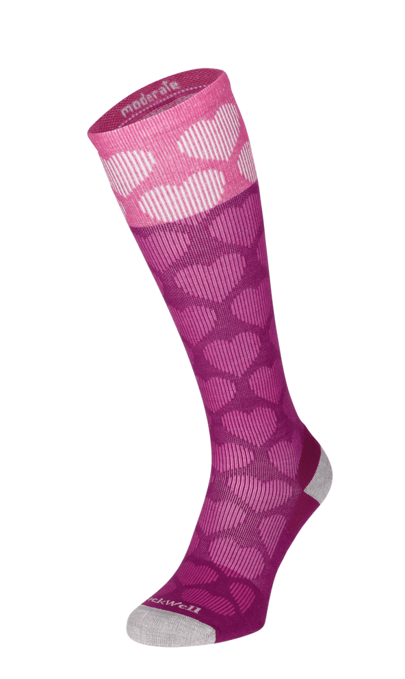 Heart Throb Women Moderate Compression Socks Violet Heart Throb Women Compression Socks Class 1 Violet