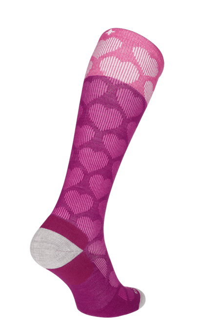 Heart Throb Women Compression Socks Class 1 Violet
