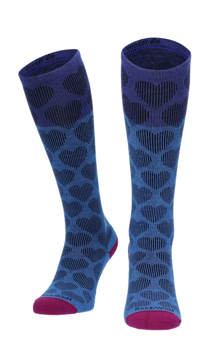 Heart Throb Women Compression Socks Class 1 Ocean