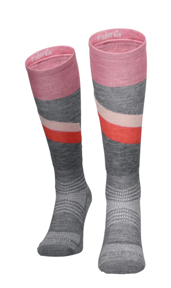 Steep Medium Women Ski Socks Class 1 Grey