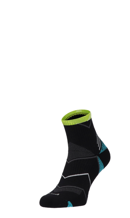 Incline Quarter Women Compresison Sports Socks Black Incline Quarter Women Sports Socks Class 1 Black