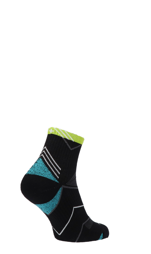 Incline Quarter Women Sports Socks Class 1 Black