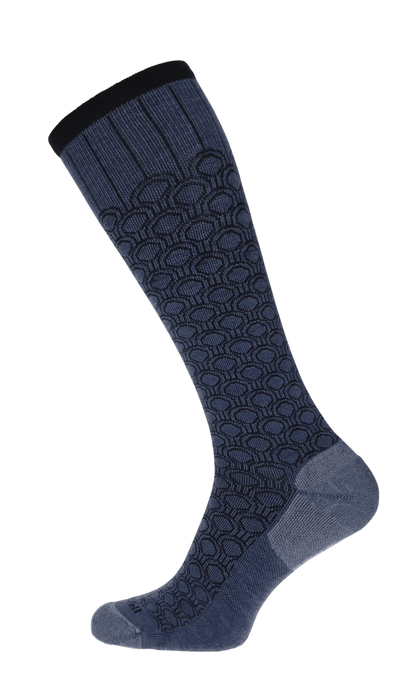 Deco Dot Women Compression Socks Class 1 Denim