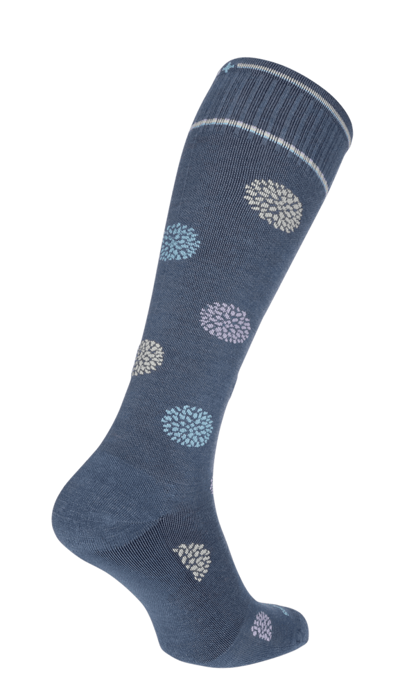 Full Bloom Women Compression Socks Class 1 Denim