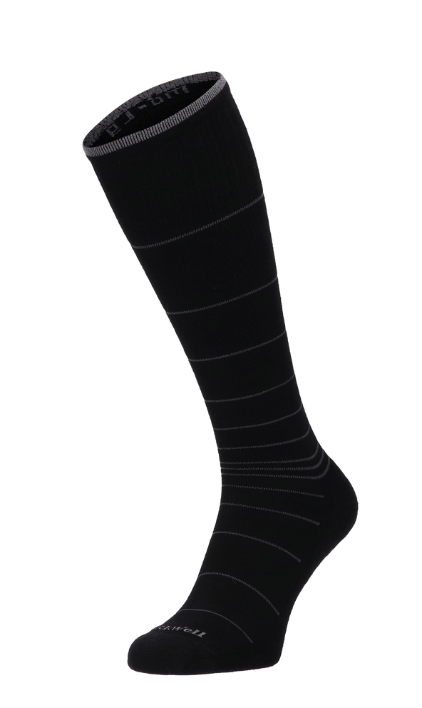 Circulator Men Moderate Compression Socks Black Stripe Circulator Men Moderate Compression Socks Black Stripe