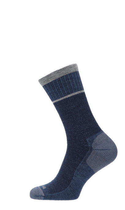 Plantar Cush Crew Men Heel Spur Socks Class 2 Denim