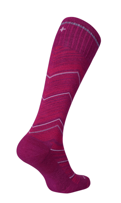 Full Flattery Women Moderate Compression Socks Violet