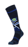 Snow Peak Men Moderate Compression Ski Socks Navy