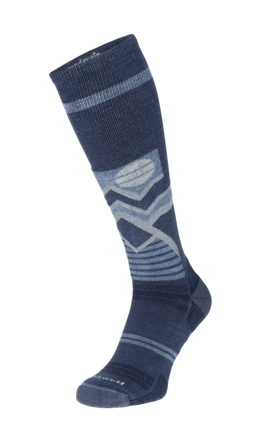 Snow Peak Men Ski Socks Class 1 Denim