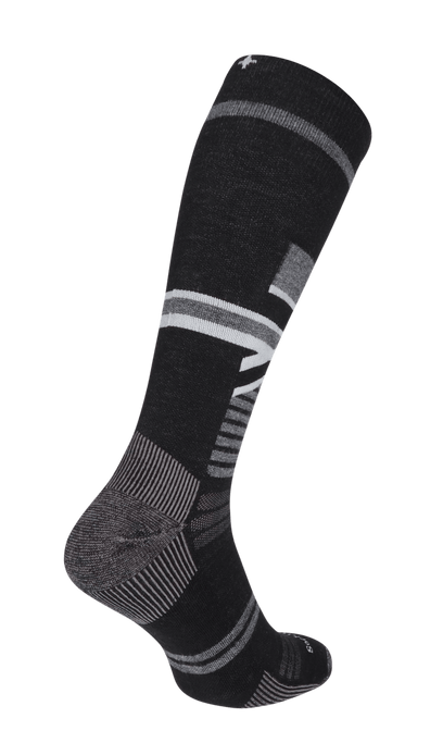 Snow Peak Men Moderate Compression Ski Socks Black