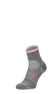 Ascend II Quarter Women Compression Hiking Socks Grey