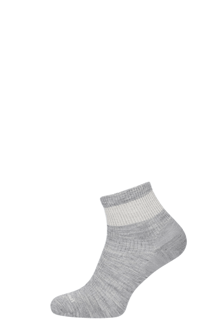 Plantar Relief Quarter Men Heel Spur Socks Class 2 Light Grey