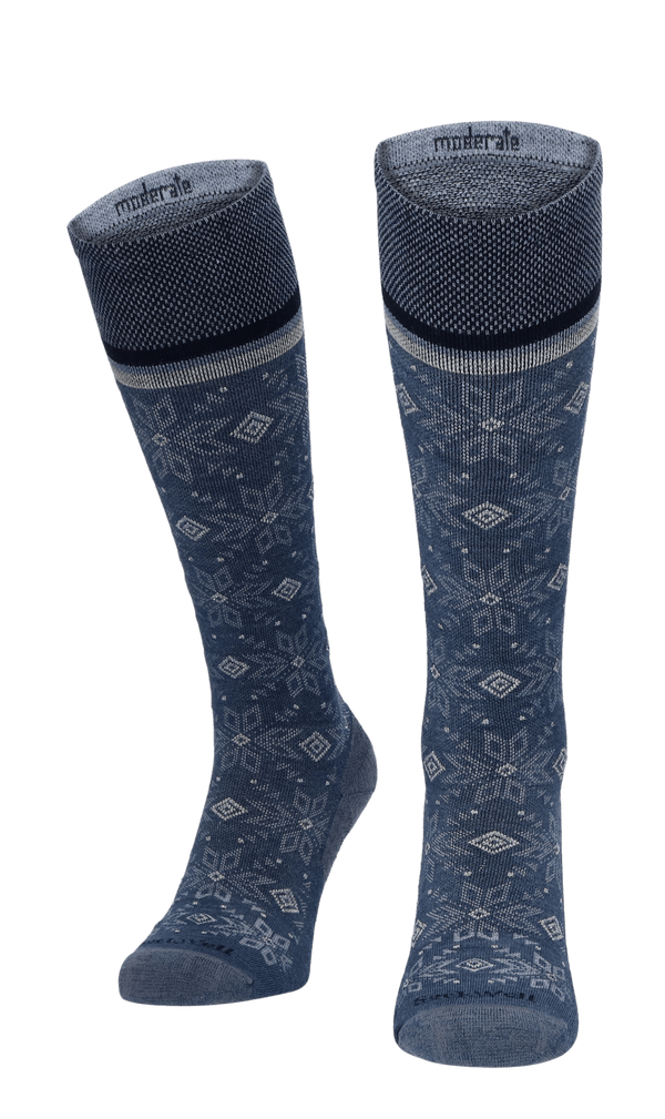 Winterland Women Compression Socks Class 1 Denim