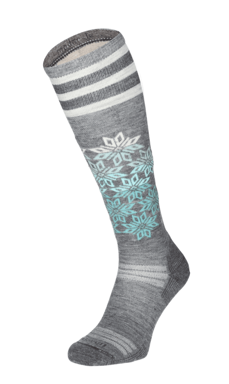 Powder Day Women Moderate Compression Ski Socks Grey Powder Day Women Ski Socks Class 1 Grey
