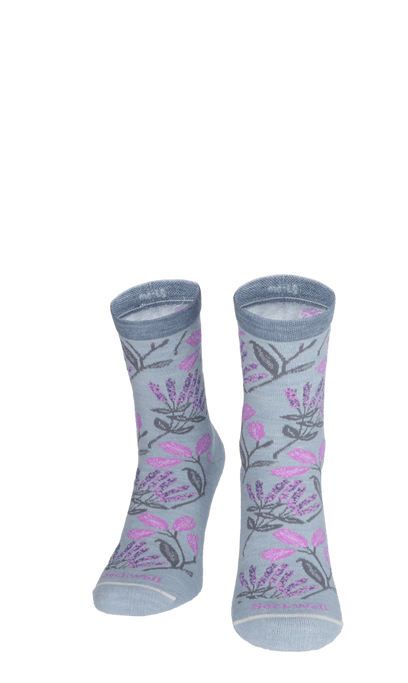 Pointillist Women's Socks Chambray