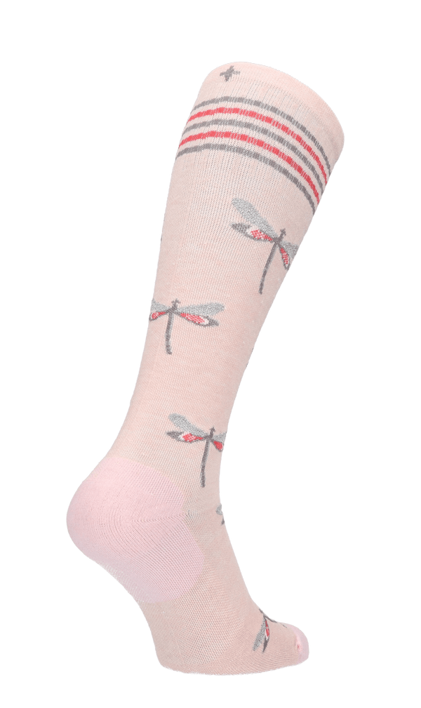 Dragonfly Women Compression Socks Class 1 Rose Shimmer