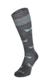 Dragonfly Women Moderate Socks Charcoal Sparkle