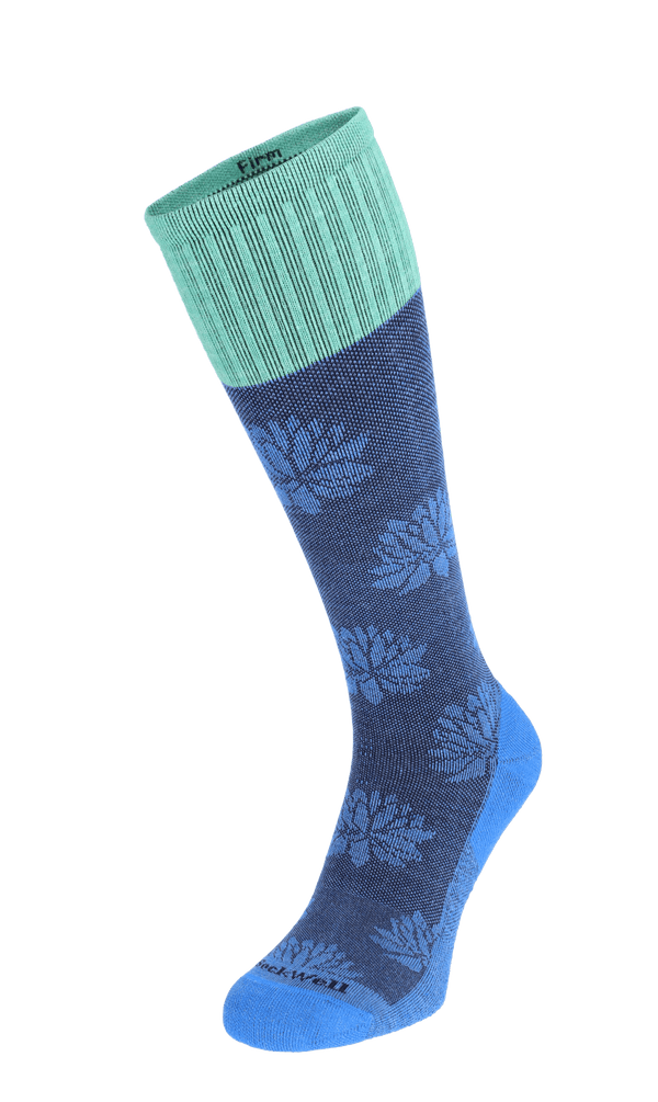 Lotus Lift Women Firm Compression Socks Ocean