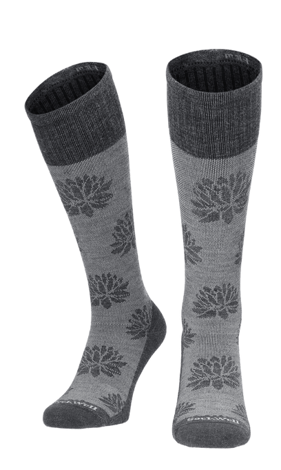 Lotus Lift Women Compression Socks Class 2 Charcoal