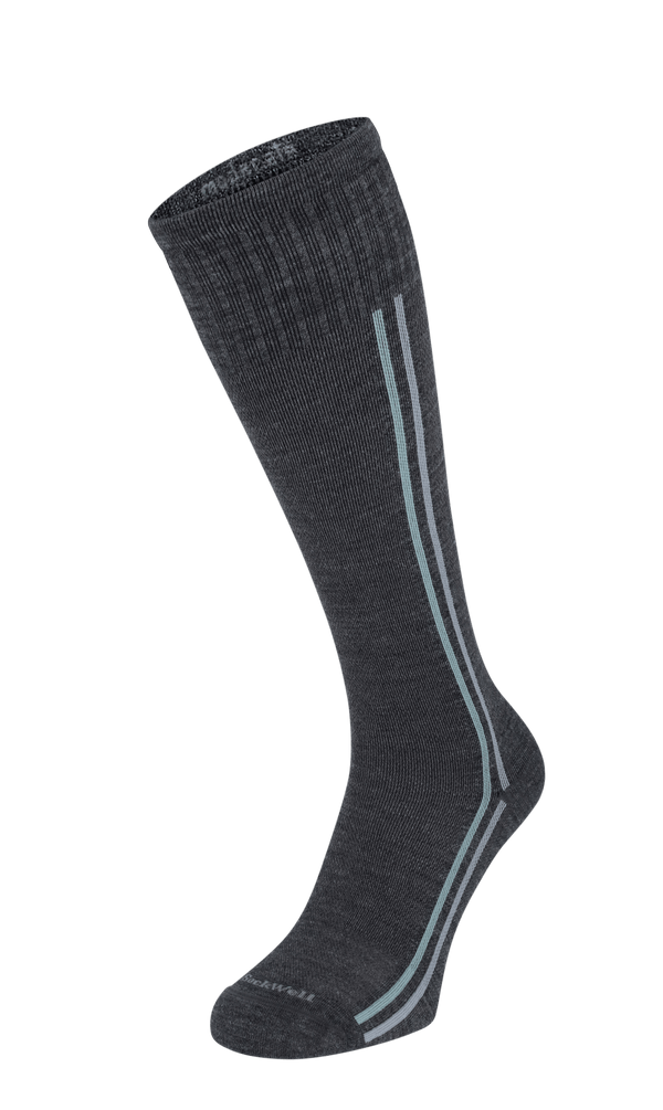 Retro Race Men Moderate Compression Socks Charcoal