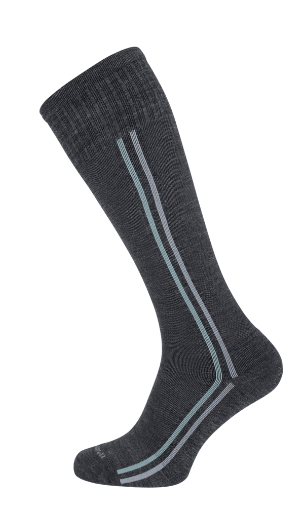 Retro Race Men Moderate Compression Socks Charcoal