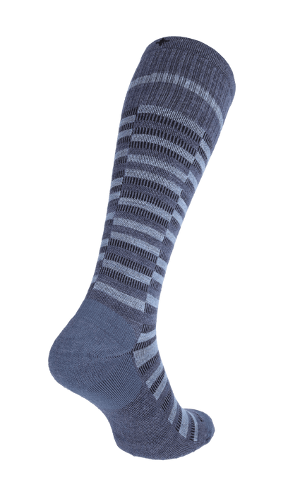 Geo Men Moderate Compression Socks Denim