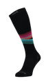 Rainbow Racer UL Women Moderate Compression Ski Sock Black