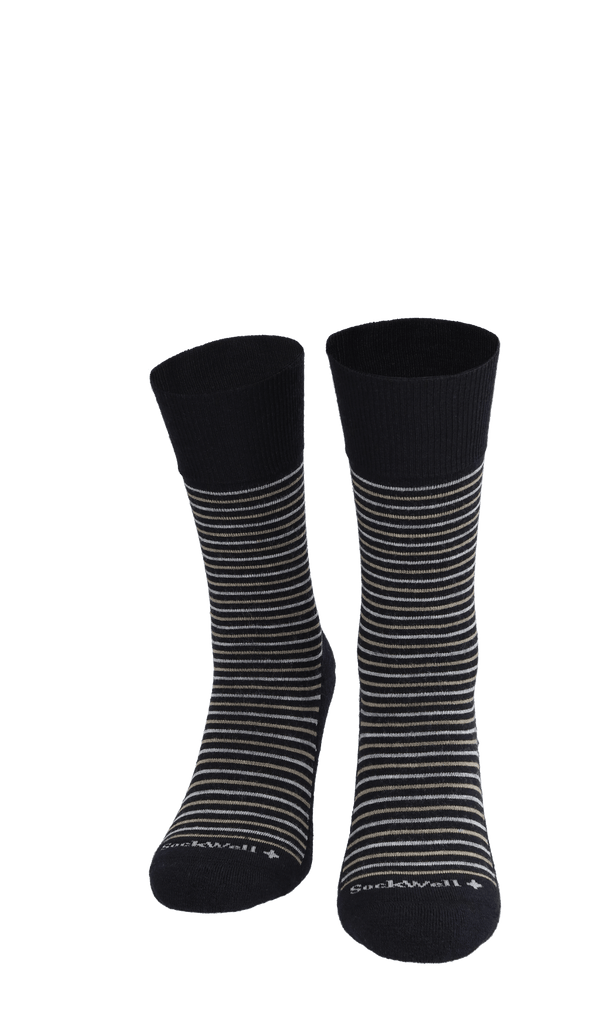 Kickback Men Diabetic Socks Black